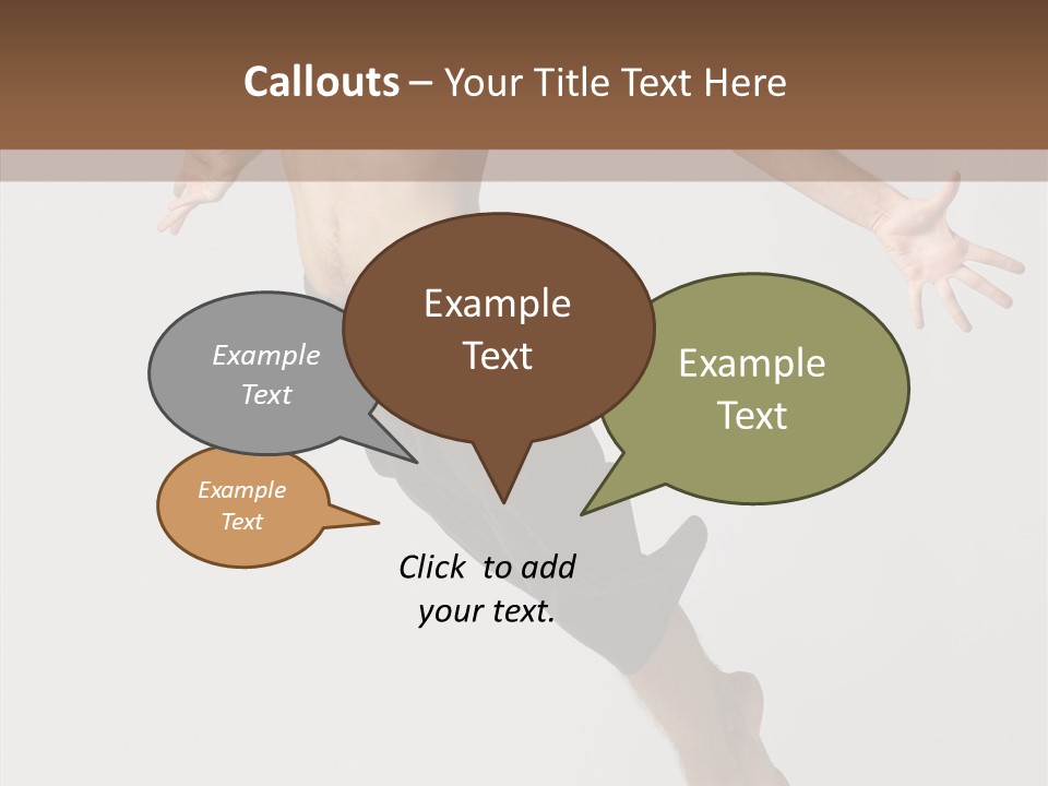 Performer Stretching Male PowerPoint Template