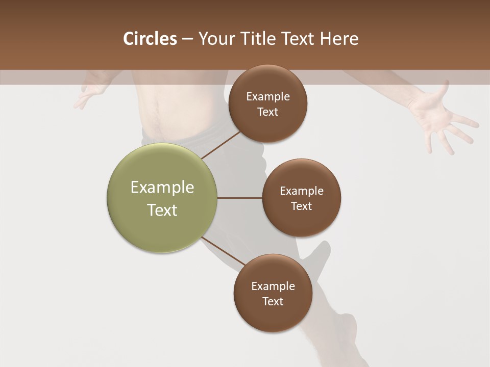 Performer Stretching Male PowerPoint Template