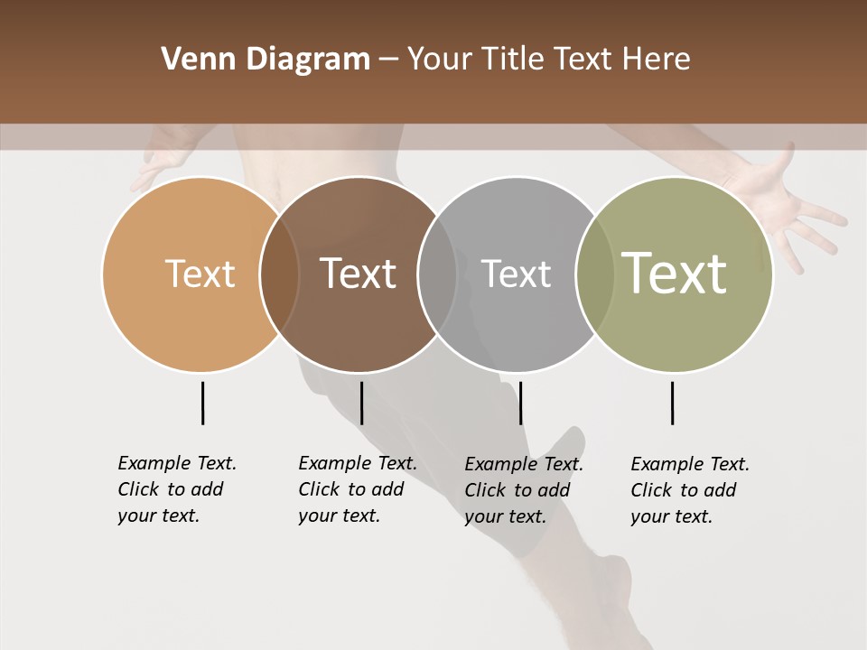 Performer Stretching Male PowerPoint Template