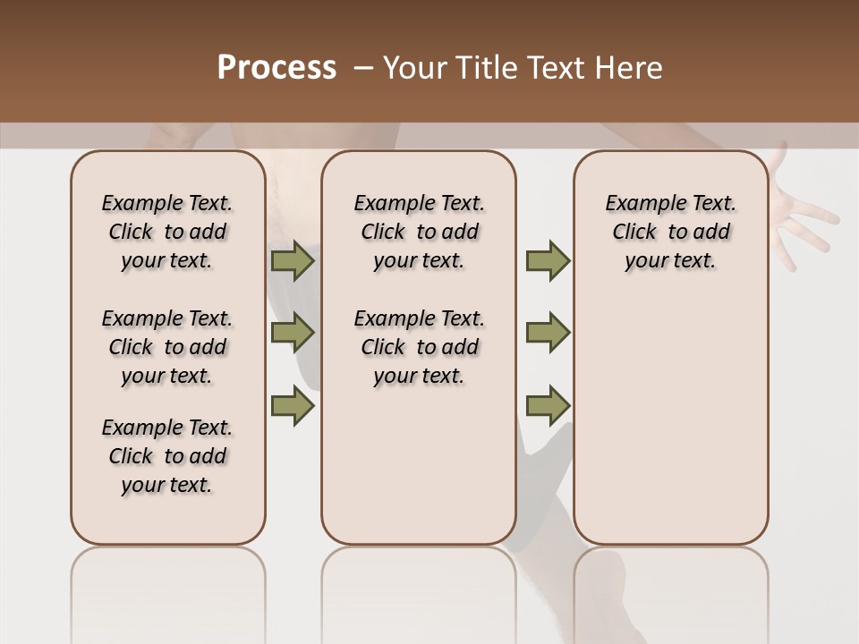 Performer Stretching Male PowerPoint Template