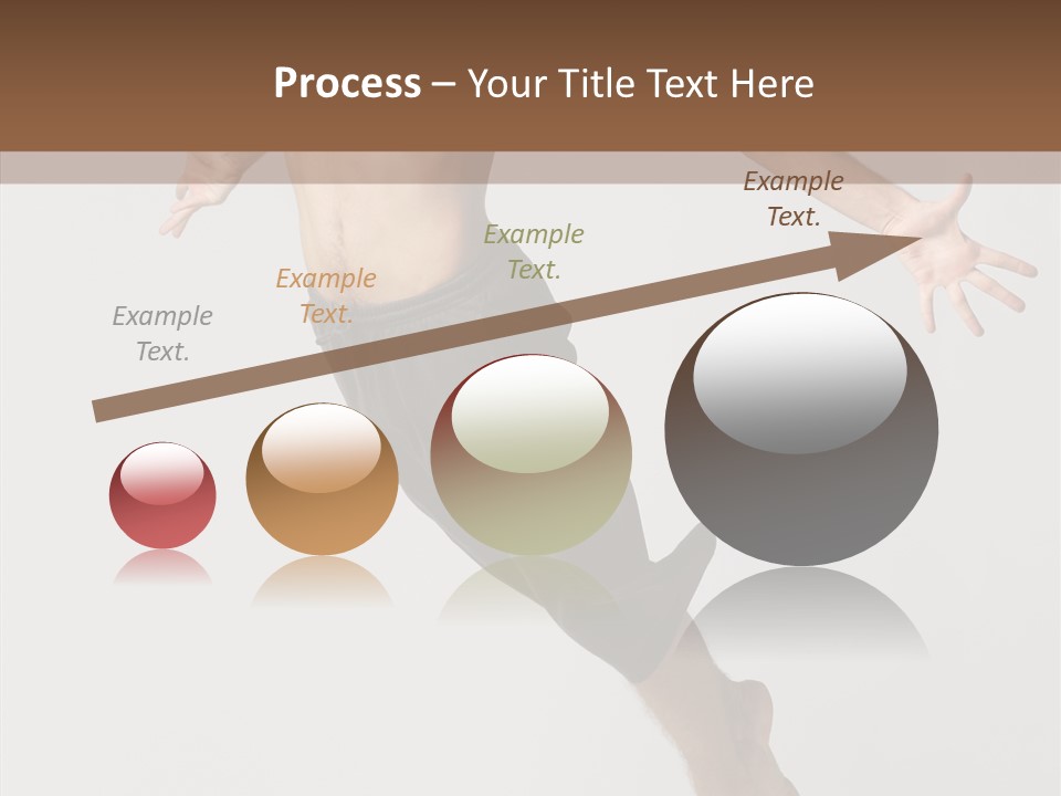 Performer Stretching Male PowerPoint Template