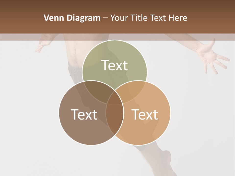 Performer Stretching Male PowerPoint Template