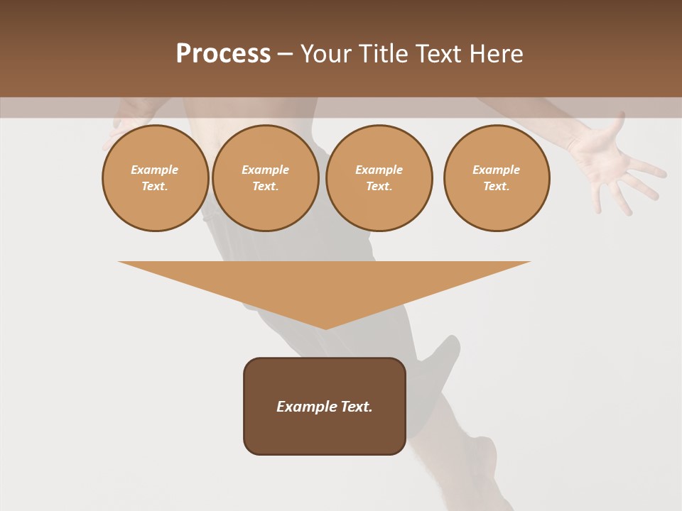Performer Stretching Male PowerPoint Template