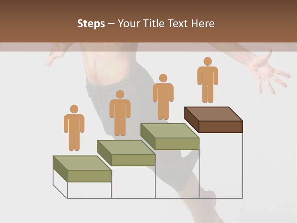 Performer Stretching Male PowerPoint Template