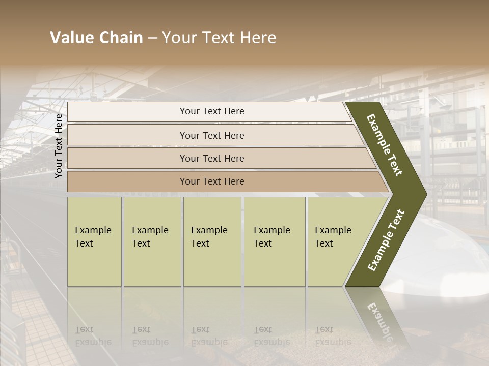 Railway Bullet Train PowerPoint Template