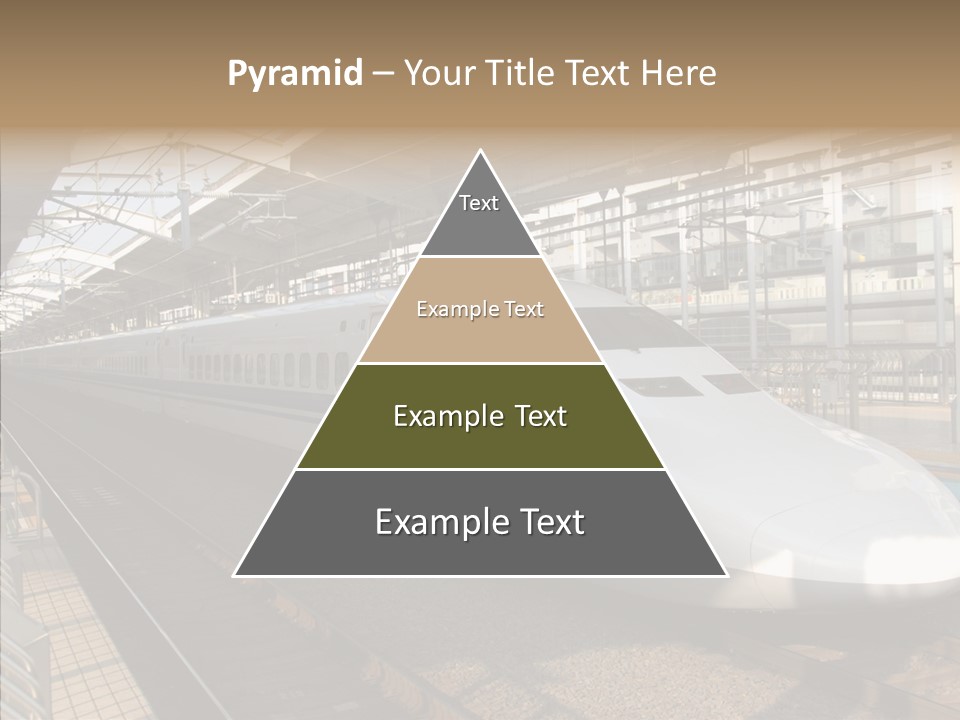 Railway Bullet Train PowerPoint Template