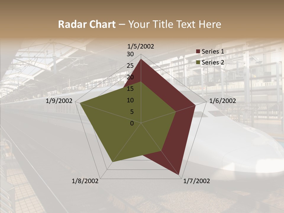 Railway Bullet Train PowerPoint Template