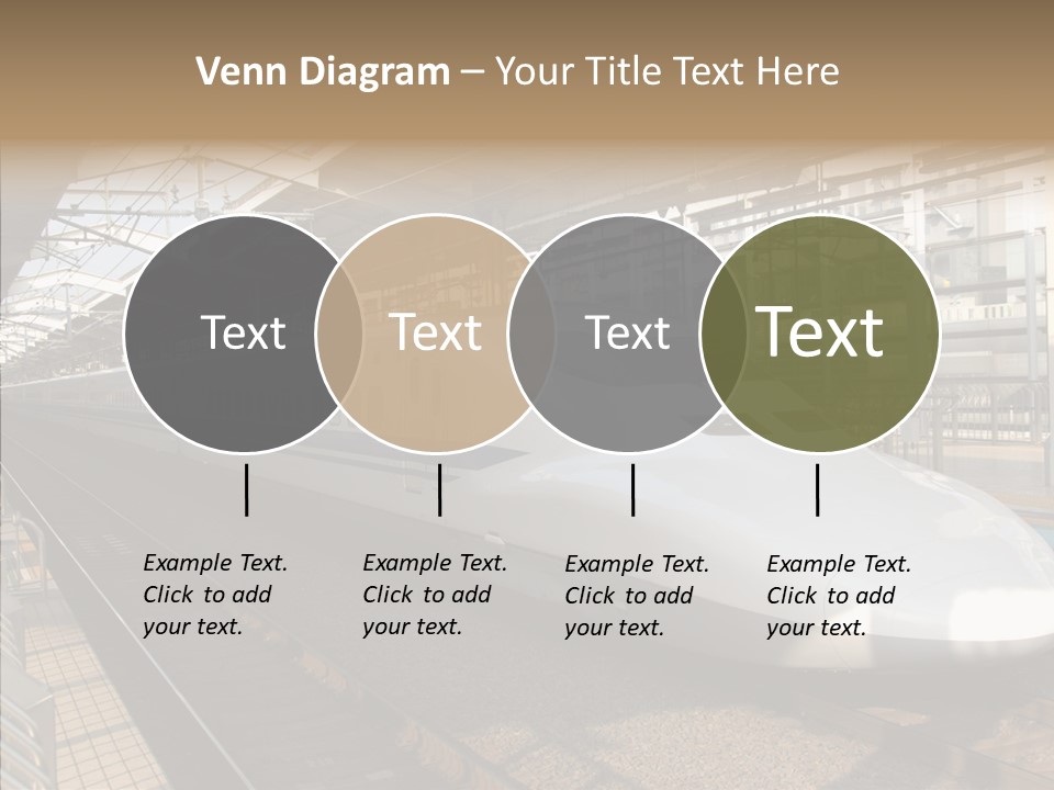 Railway Bullet Train PowerPoint Template