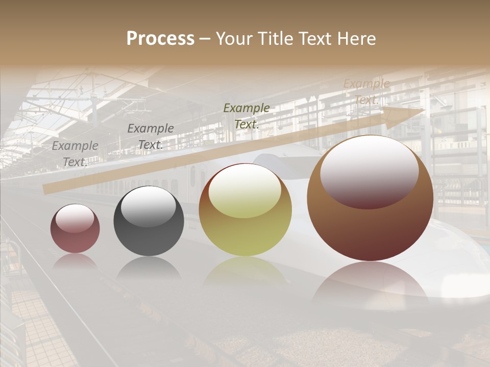 Railway Bullet Train PowerPoint Template