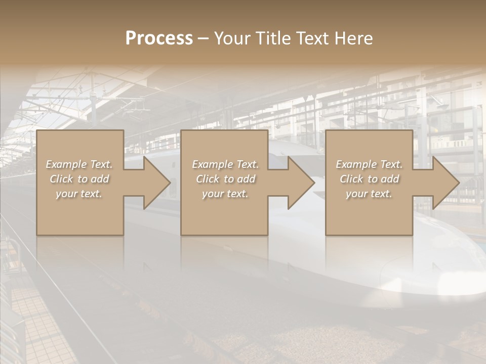 Railway Bullet Train PowerPoint Template