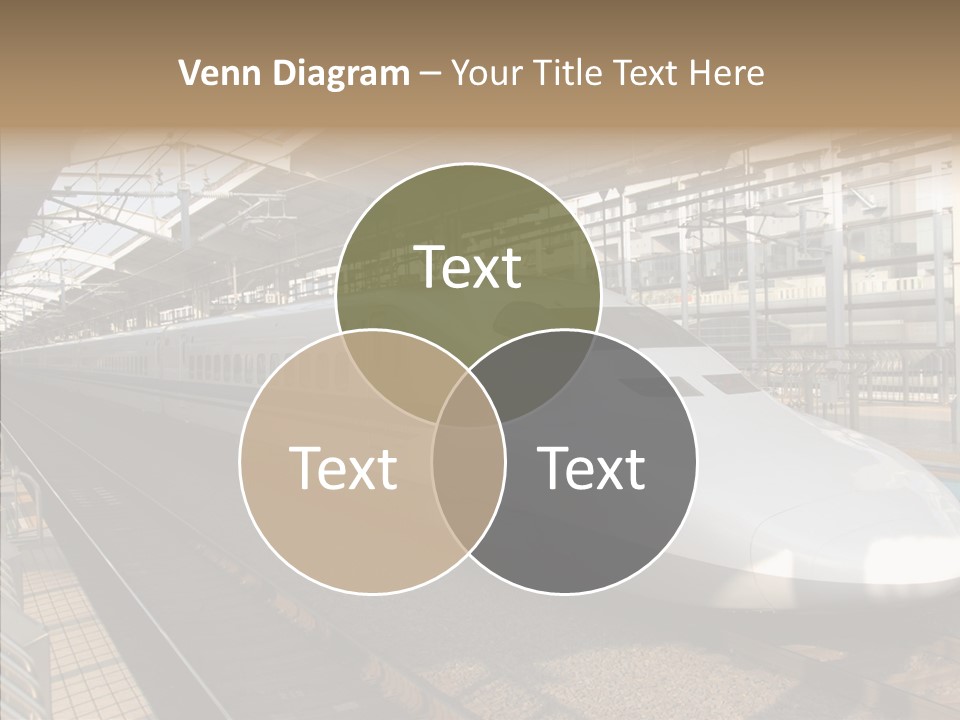 Railway Bullet Train PowerPoint Template