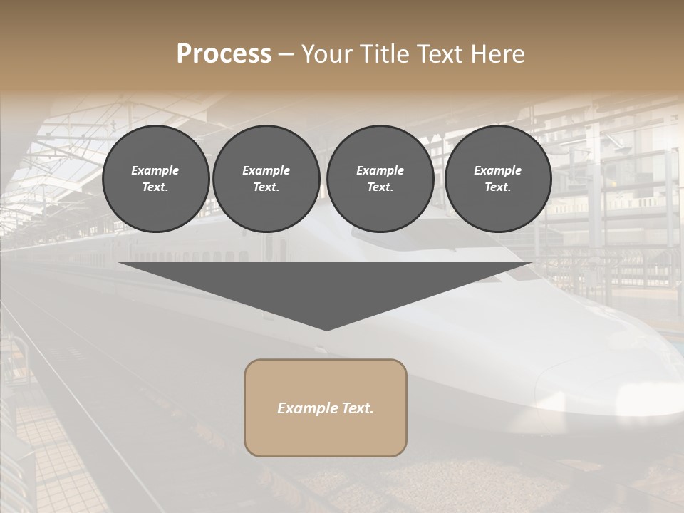 Railway Bullet Train PowerPoint Template