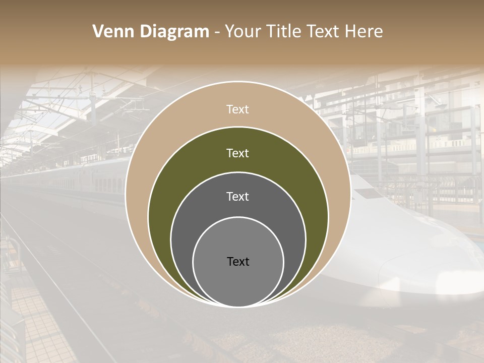 Railway Bullet Train PowerPoint Template