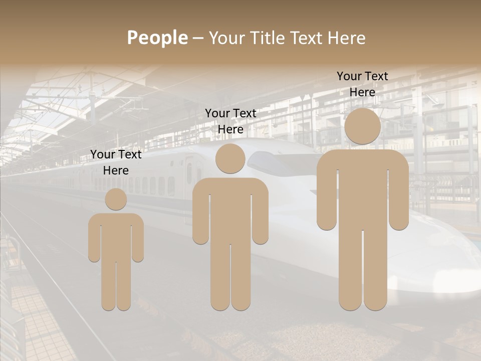 Railway Bullet Train PowerPoint Template