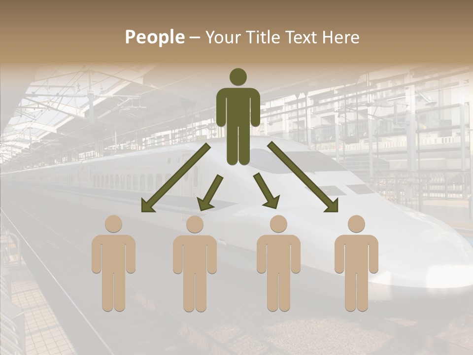 Railway Bullet Train PowerPoint Template