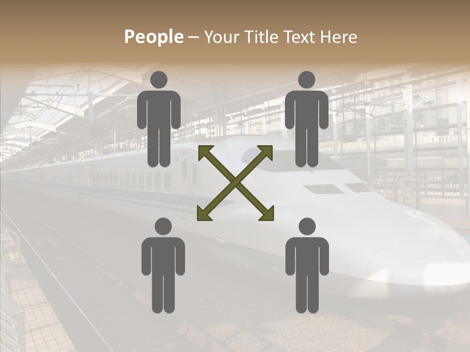 Railway Bullet Train PowerPoint Template