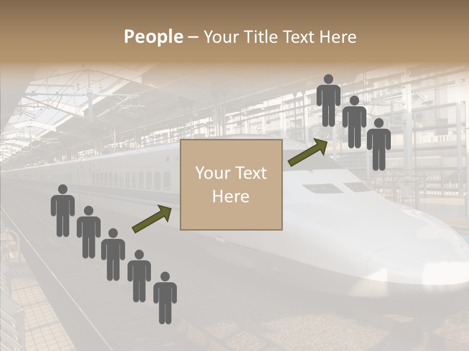 Railway Bullet Train PowerPoint Template