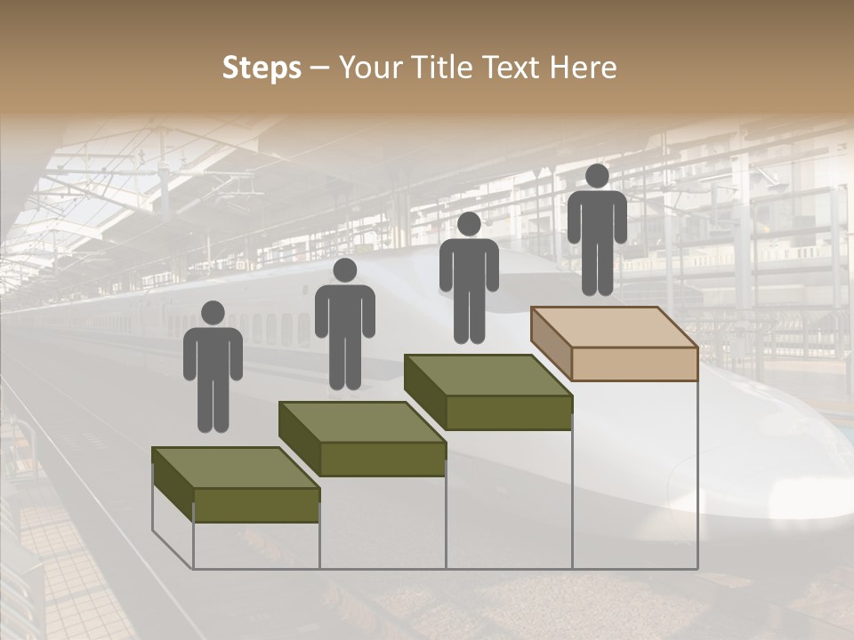 Railway Bullet Train PowerPoint Template