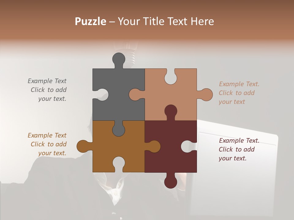 Businessman Manager Young PowerPoint Template