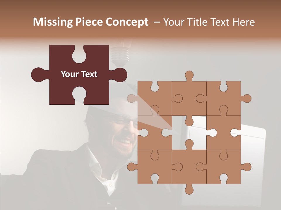 Businessman Manager Young PowerPoint Template