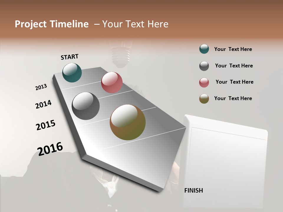 Businessman Manager Young PowerPoint Template