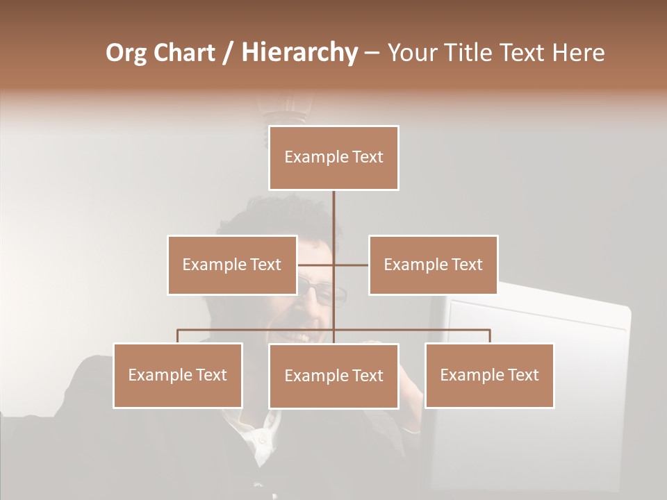 Businessman Manager Young PowerPoint Template