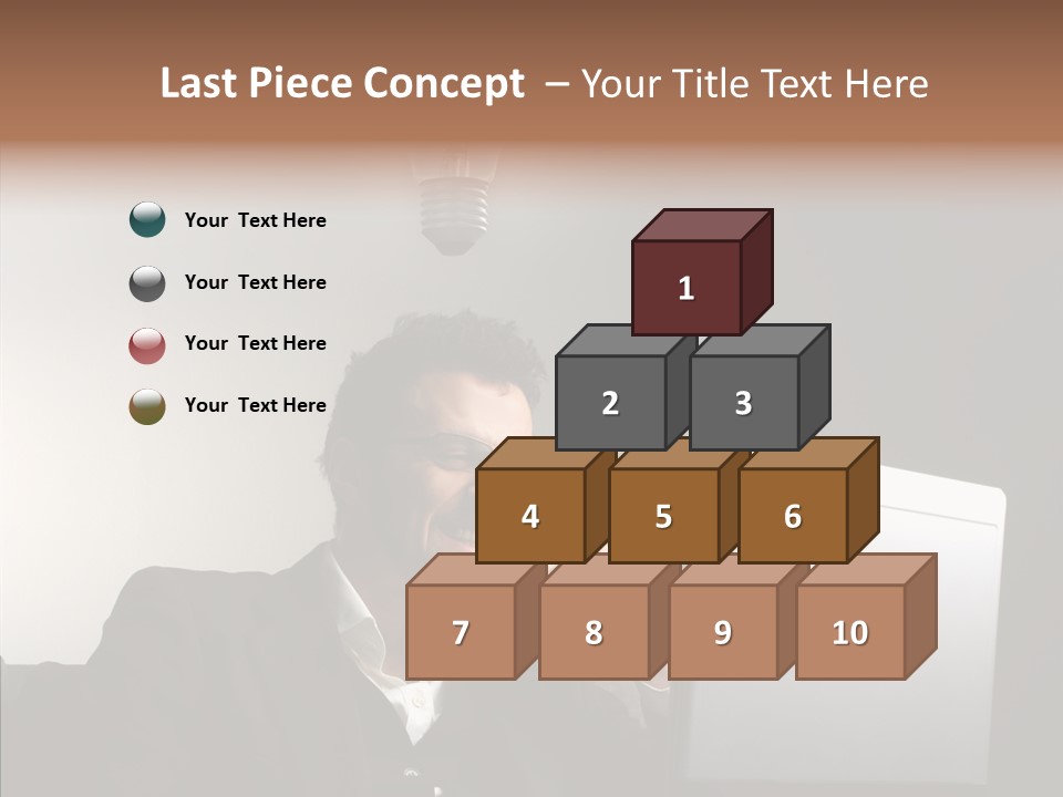 Businessman Manager Young PowerPoint Template