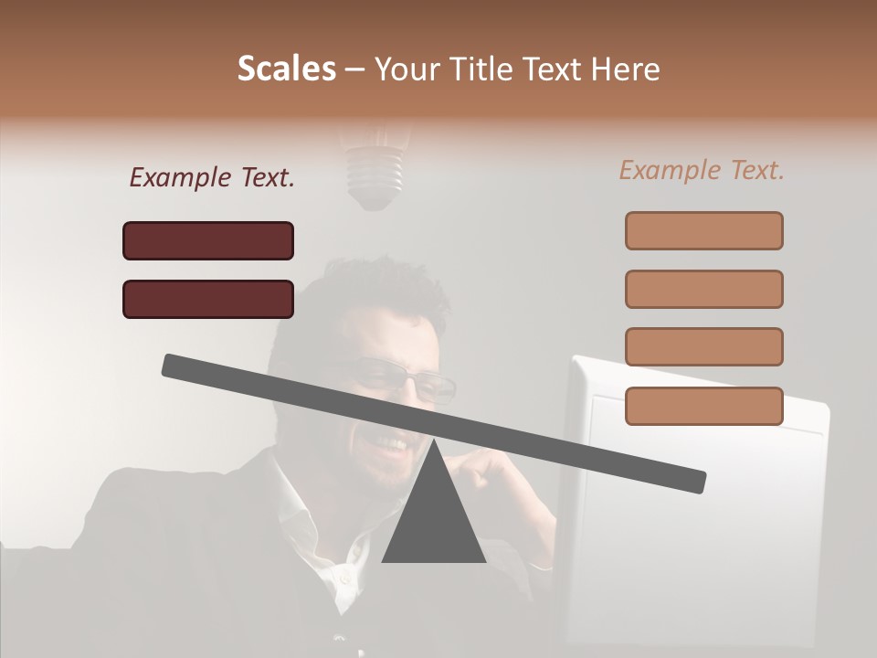 Businessman Manager Young PowerPoint Template