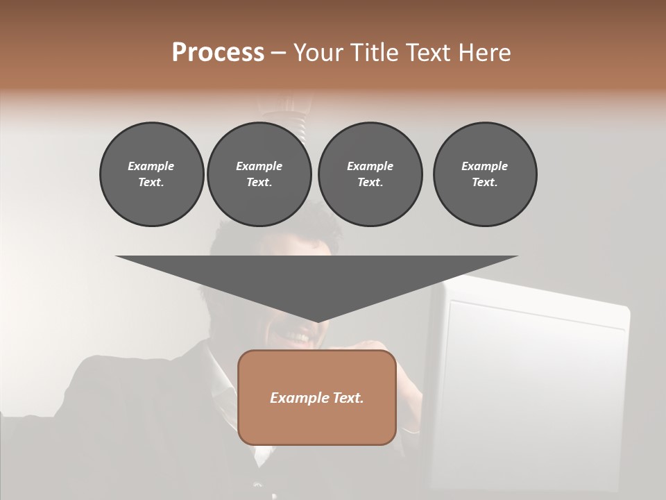 Businessman Manager Young PowerPoint Template