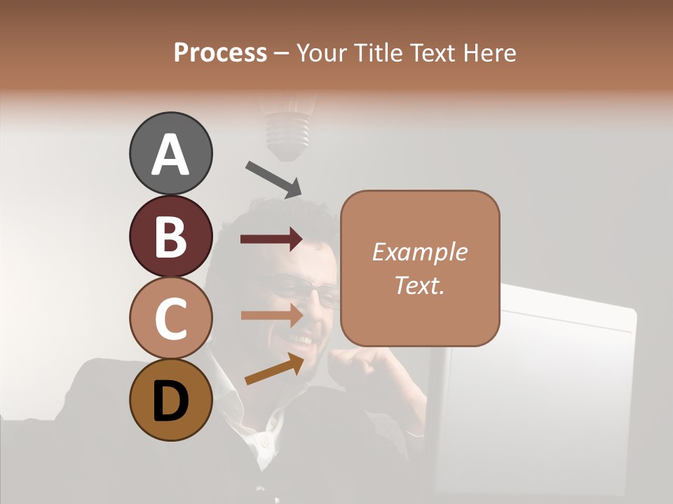 Businessman Manager Young PowerPoint Template