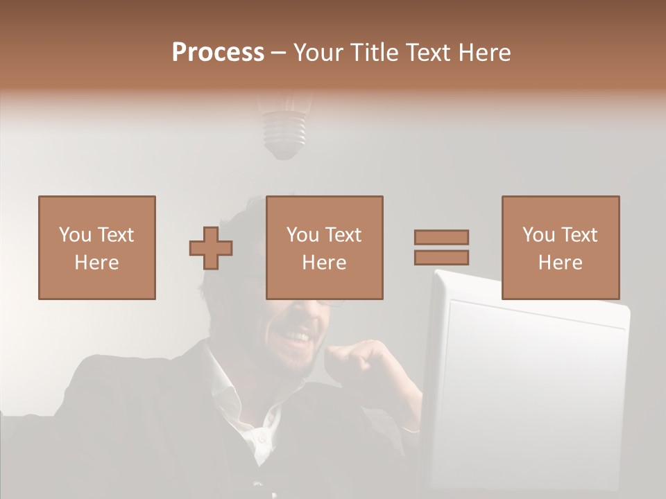 Businessman Manager Young PowerPoint Template