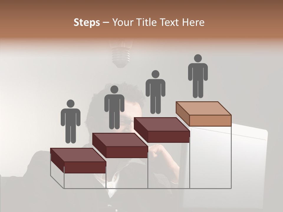 Businessman Manager Young PowerPoint Template