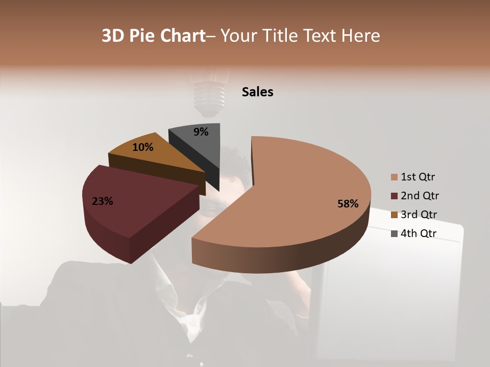 Businessman Manager Young PowerPoint Template