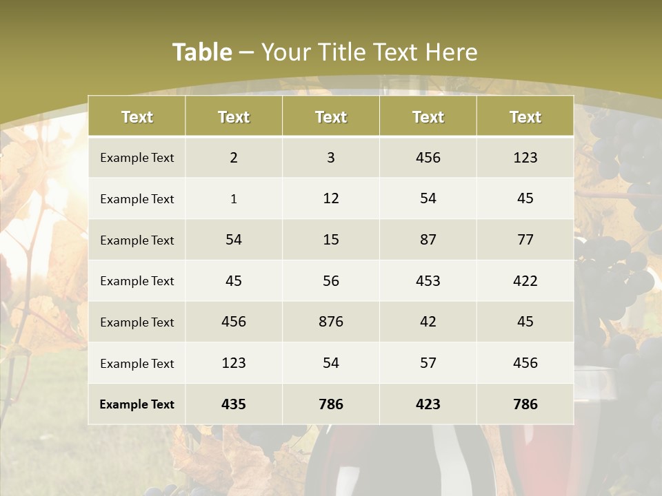 Fall Sun Tasty PowerPoint Template