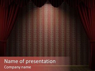 Vintage Red Gorgeous PowerPoint Template