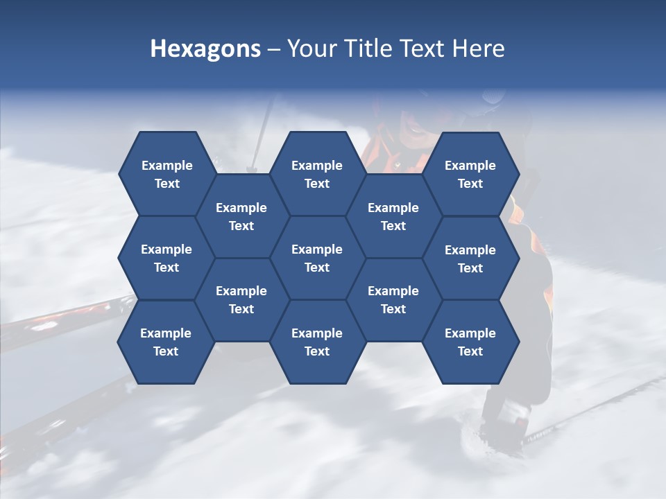 Sliding Cold Mountainside PowerPoint Template