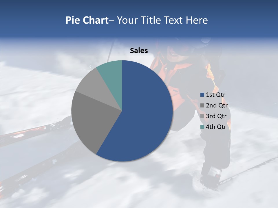 Sliding Cold Mountainside PowerPoint Template