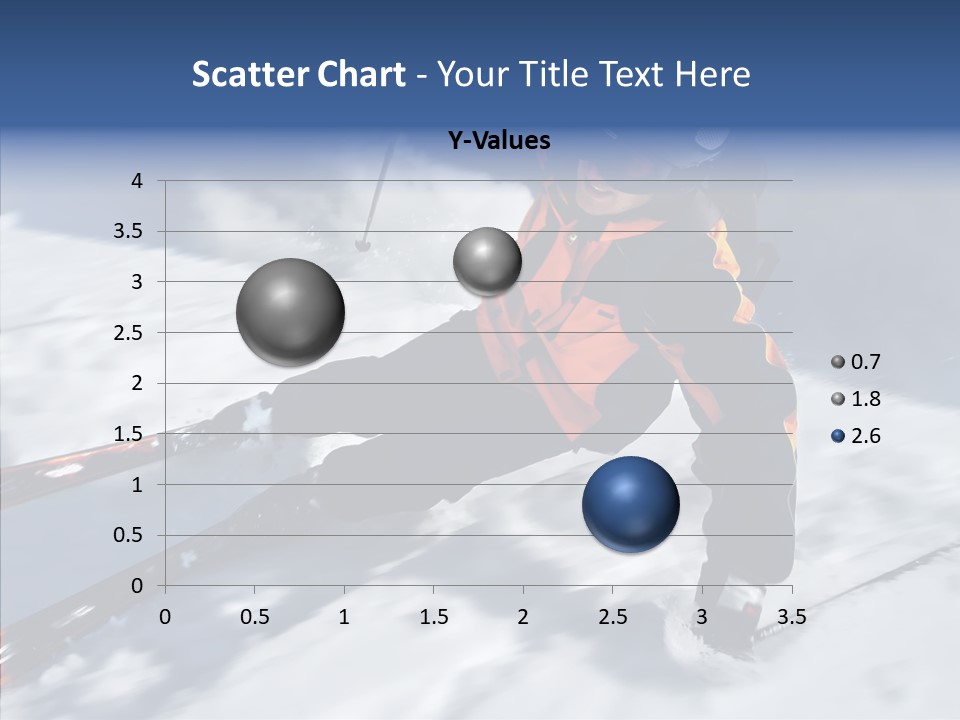 Sliding Cold Mountainside PowerPoint Template
