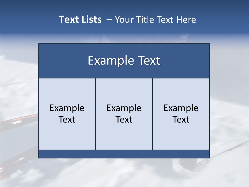 Sliding Cold Mountainside PowerPoint Template