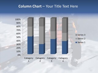 Sliding Cold Mountainside PowerPoint Template