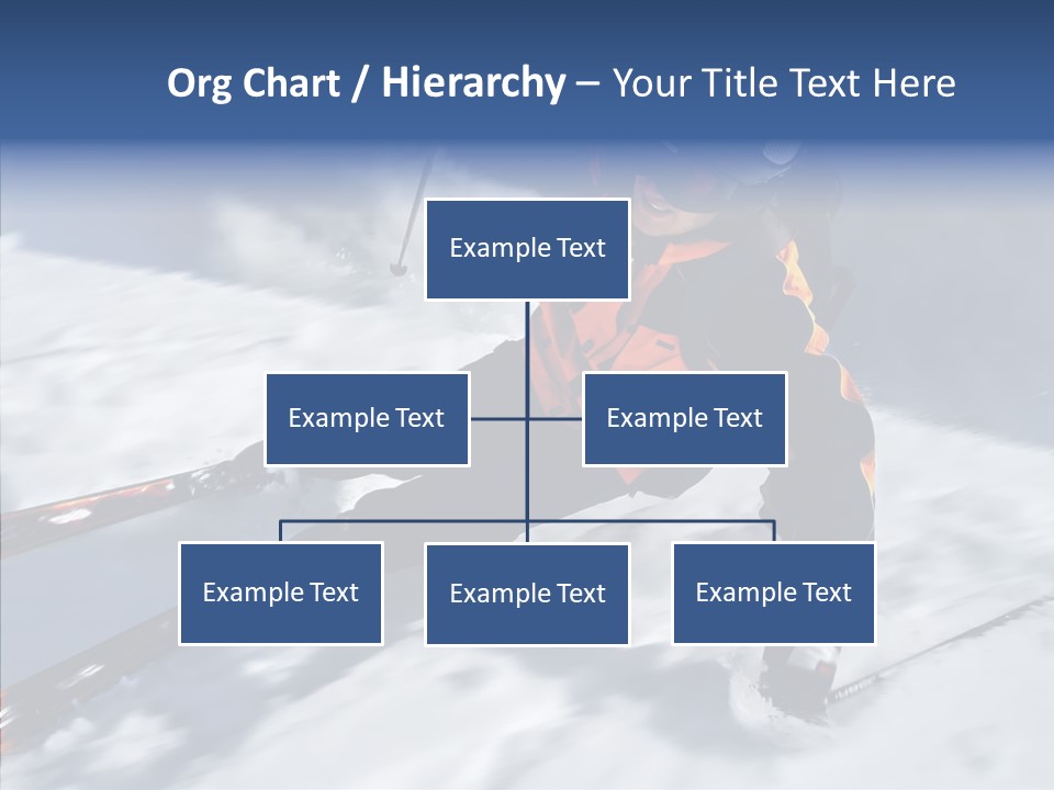 Sliding Cold Mountainside PowerPoint Template