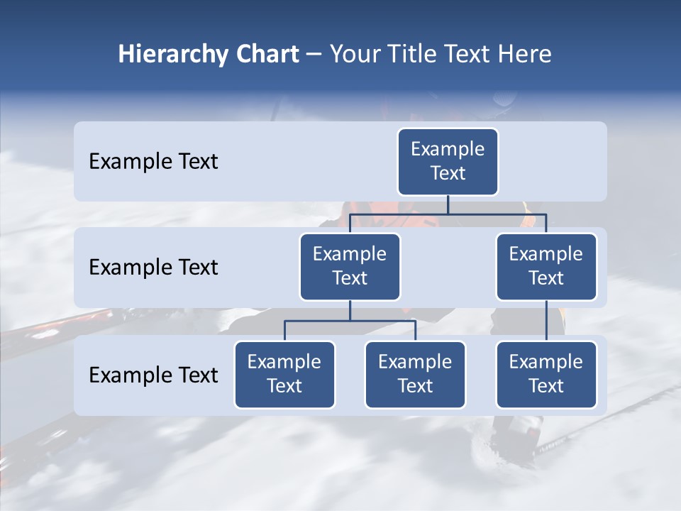 Sliding Cold Mountainside PowerPoint Template