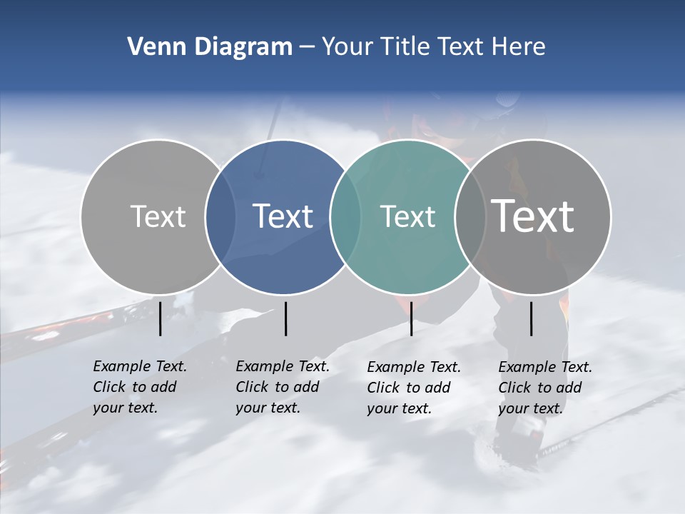 Sliding Cold Mountainside PowerPoint Template
