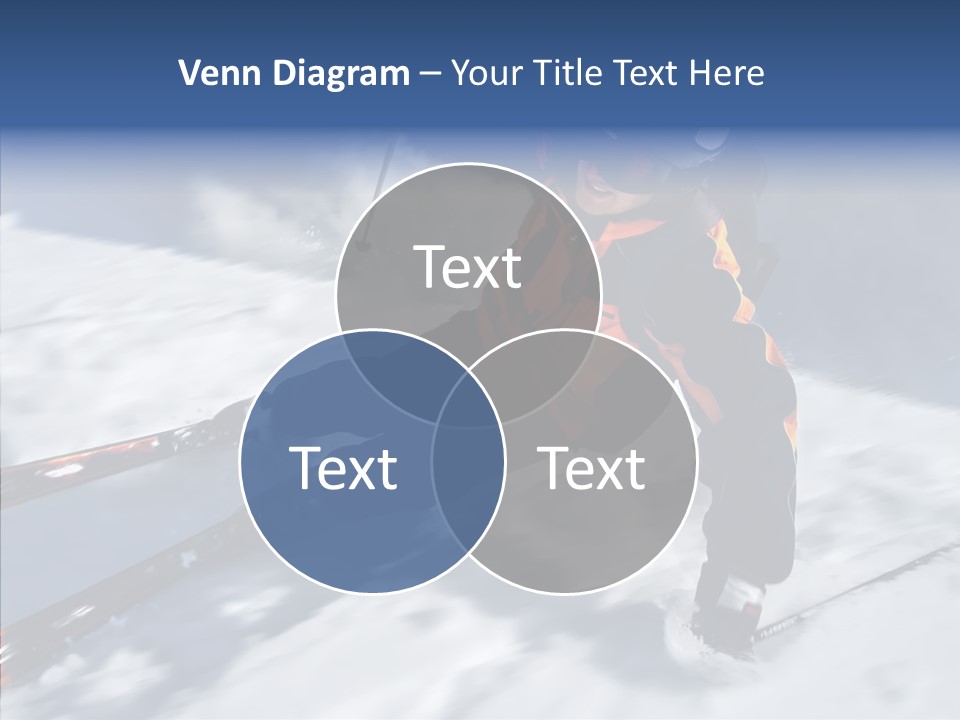 Sliding Cold Mountainside PowerPoint Template