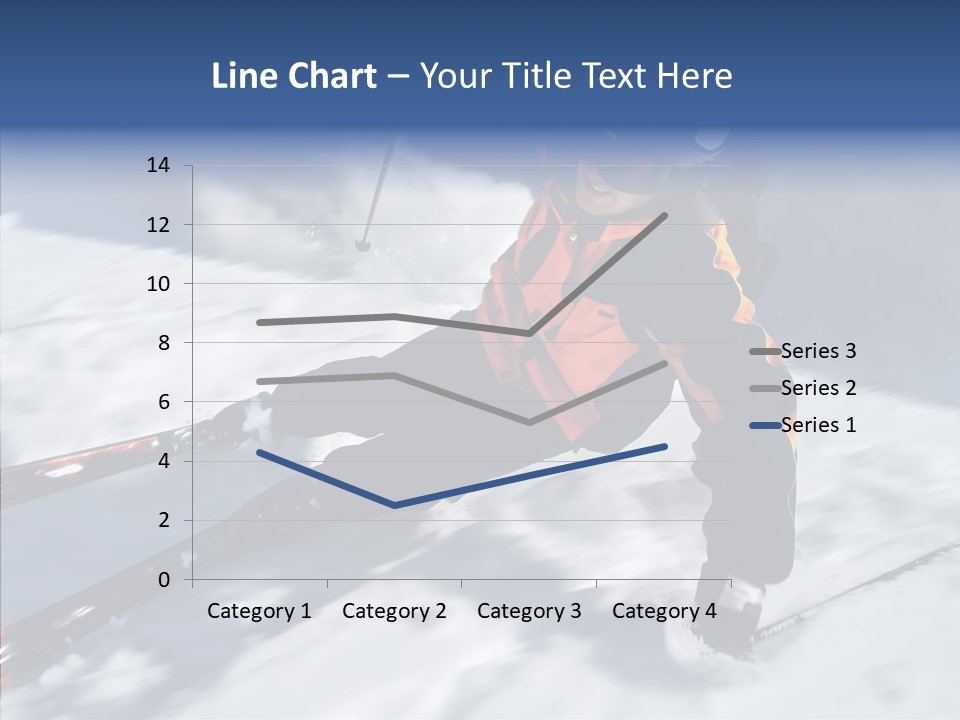 Sliding Cold Mountainside PowerPoint Template