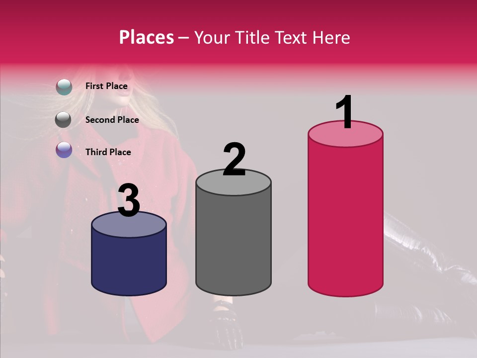 Fashion Pose Hip PowerPoint Template