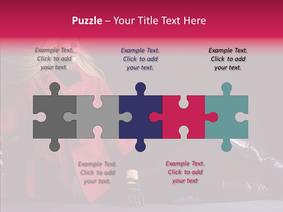 Fashion Pose Hip PowerPoint Template