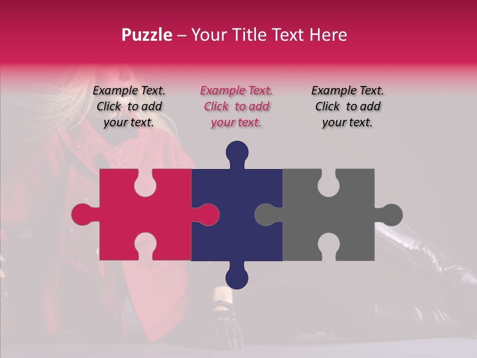 Fashion Pose Hip PowerPoint Template