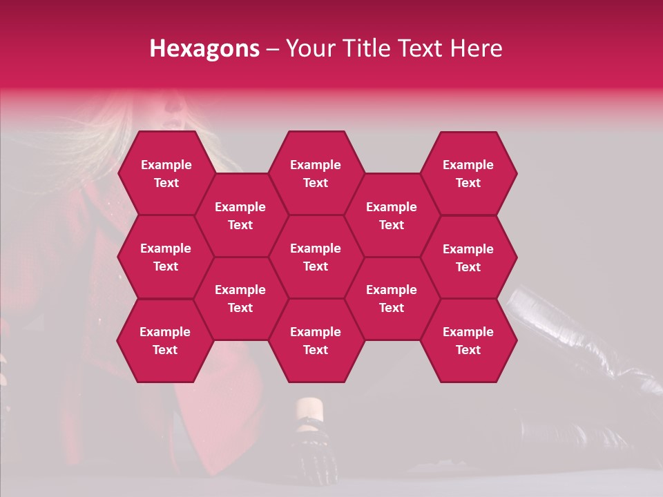 Fashion Pose Hip PowerPoint Template