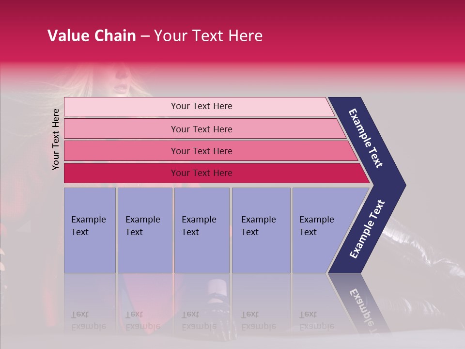 Fashion Pose Hip PowerPoint Template